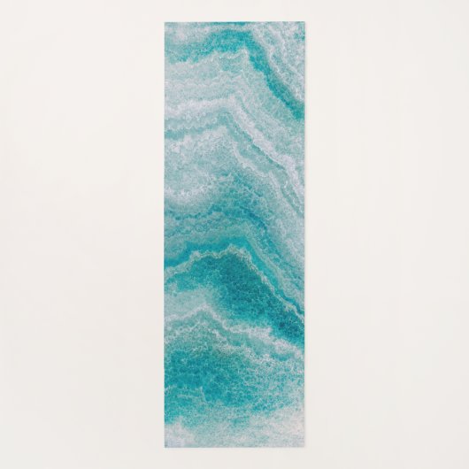 Zee Green Marble Texture Yogamat (Achterkant)