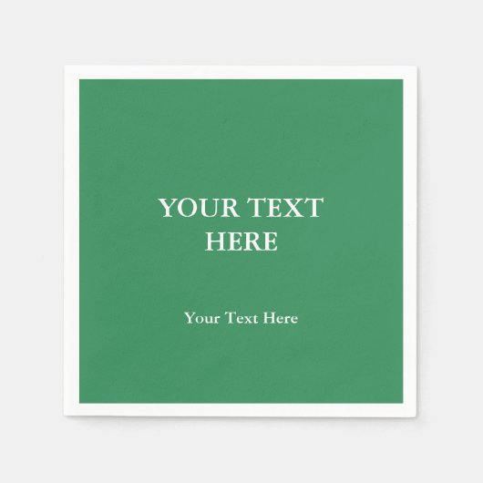Zee Green Plain Elegant Modern minimalist Servet (Voorkant)