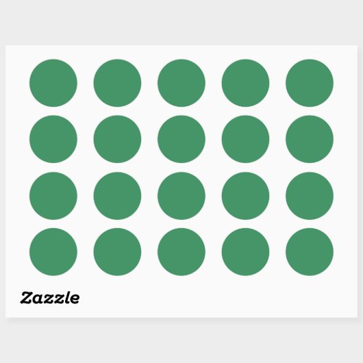 Zee Green Ronde Sticker (Vel)