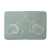 Zee Green Shells Bath Mat (Voorkant)