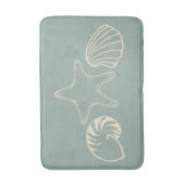 Zee Green Shells Bath Mat (Voorkant Verticaal)