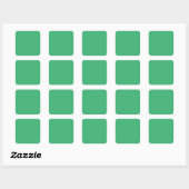 Zee Green Vierkante Sticker (Vel)