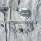 Zee-Grijze Waterverf - de Button van de Tekst van  (In situ)