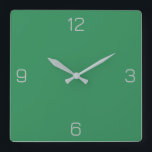 Zee Groen 2E8B57 Kleur - Met optie om naam toe te Vierkante Klok<br><div class="desc">Voeg een naam, initialen of wat tekst toe, of houd de kleur alleen. Kleurcoördinaten met andere items in de winkel op basis van de naam en de HEX-code (zescijferige hex-triplet). Gebruik deze code om andere items te mixen, te matchen en aan te passen om mee te gaan, of om toe...</div>