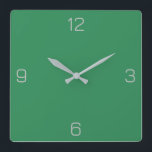 Zee Groen 2E8B57 Kleur - Met optie om naam toe te Vierkante Klok<br><div class="desc">Voeg een naam, initialen of wat tekst toe, of houd de kleur alleen. Kleurcoördinaten met andere items in de winkel op basis van de naam en de HEX-code (zescijferige hex-triplet). Gebruik deze code om andere items te mixen, te matchen en aan te passen om mee te gaan, of om toe...</div>