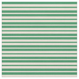 Zee Groen en Bisque gekleurd Patroon Stof