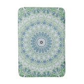 Zee Groen en Blauw Kust Mandala Patroon Badmat (Voorkant Verticaal)
