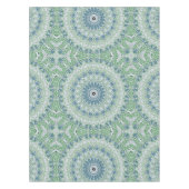 Zee Groen en Blauw Kust Mandala Patroon Tafelkleed (Voorkant)