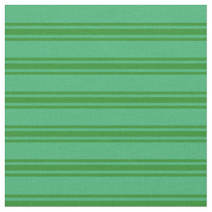 Zee Groen en bos Groen gekleurd Striped Patroon Stof