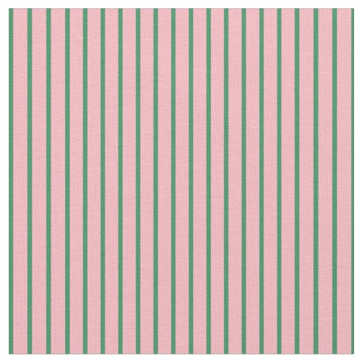 Zee Groen en Licht Roze Striped/Lined Pattern Stof (Close Up)