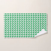Zee Groen en wit Modern Sharp Waves Bad Handdoek (Handdoek)