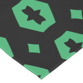 Zee Groen en Zwart: Geometriana 1 Korte Tafelloper (Hoek)