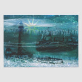 Zee Groen Nautisch Tissuepapier (Voorkant)