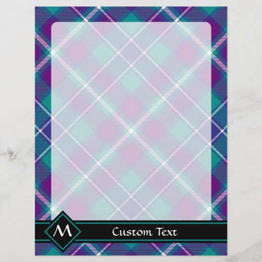 Zee Groen, Paars en blauw Tartan (Voorkant)