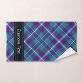 Zee Groen, Paars en blauw Tartan Bad Handdoek (Handdoek)