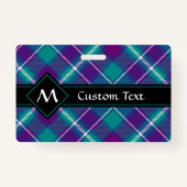 Zee Groen, Paars en blauw Tartan Badge (Voorkant)