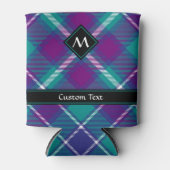 Zee Groen, Paars en blauw Tartan Blikjeskoeler (Voorkant)