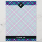 Zee Groen, Paars en blauw Tartan Flyer (Achterkant)