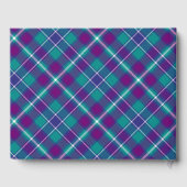 Zee Groen, Paars en blauw Tartan Gastenboek (Achterkant)