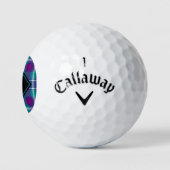 Zee Groen, Paars en blauw Tartan Golfballen (Logo)