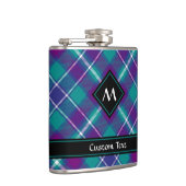 Zee Groen, Paars en blauw Tartan Heupfles (Rechts)