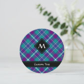 Zee Groen, Paars en blauw Tartan Kaart (Staand voorkant)
