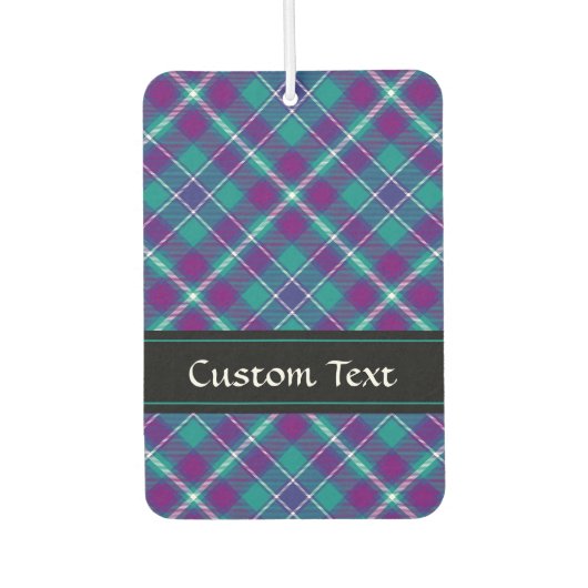 Zee Groen, Paars en blauw Tartan Luchtverfrisser (Voorkant)