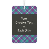 Zee Groen, Paars en blauw Tartan Luchtverfrisser (Achterkant)