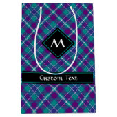 Zee Groen, Paars en blauw Tartan Medium Cadeauzakje (Voorkant)