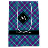 Zee Groen, Paars en blauw Tartan Medium Cadeauzakje (Achterkant)