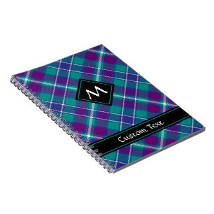 Zee Groen, Paars en blauw Tartan Notitieboek