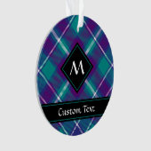Zee Groen, Paars en blauw Tartan Ornament (voorkant)
