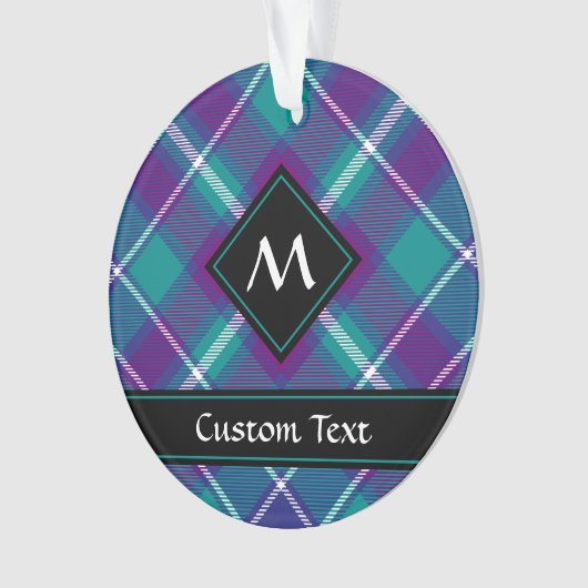 Zee Groen, Paars en blauw Tartan Ornament (voorkant)