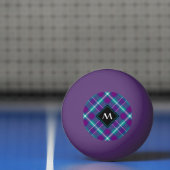 Zee Groen, Paars en blauw Tartan Pingpongbal (Net)