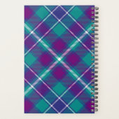 Zee Groen, Paars en blauw Tartan Planner (Achterkant)