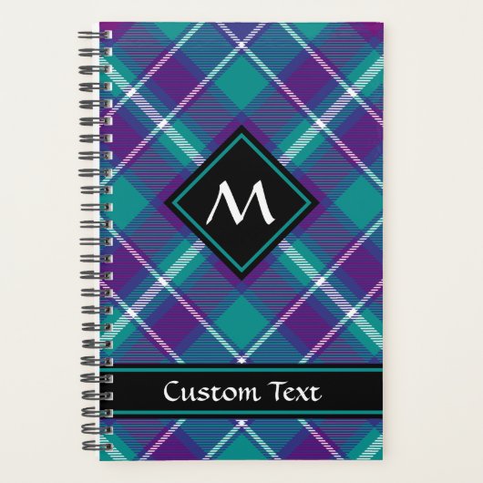 Zee Groen, Paars en blauw Tartan Planner (Voorkant)
