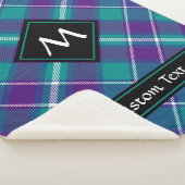 Zee Groen, Paars en blauw Tartan Sherpa Deken (3/4)
