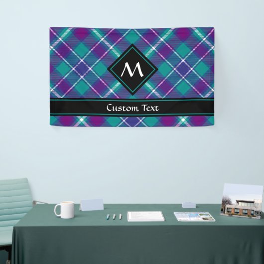 Zee Groen, Paars en blauw Tartan Spandoek (Beurs)