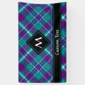 Zee Groen, Paars en blauw Tartan Spandoek (Verticaal)