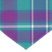 Zee Groen, Paars en blauw Tartan Tafelkleed (Gekanteld)