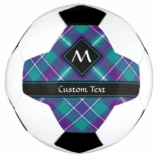 Zee Groen, Paars en blauw Tartan Voetbal (Voorkant)
