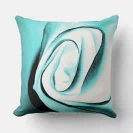 Zee Groen Roos Sierkussen