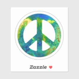 Zee Groen Vredesbord Sticker