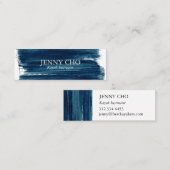 Zee groene blauwgroen blauwe streep visitekaartje (Voorkant / Achterkant)