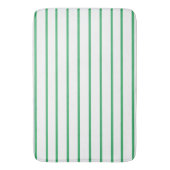 Zee Groene dunne streep patroon Badmat (Voorkant Verticaal)