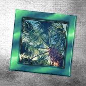 Zee groene foto rand magneet