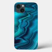 Zee Groene geagattextuur Case-Mate iPhone Case (Achterkant)
