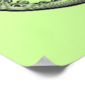 Zee groene octopus poster (Hoek)