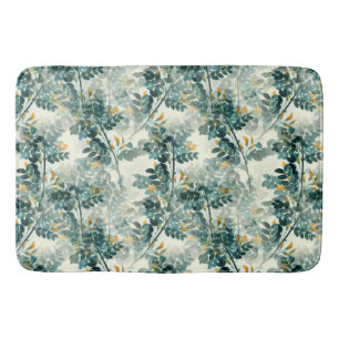  Zee groene olievlek laat een elegant patroon acht Badmat