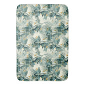  Zee groene olievlek laat een elegant patroon acht Badmat (Voorkant Verticaal)